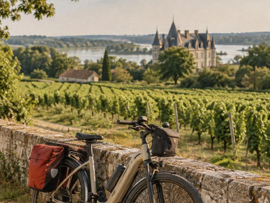 Journée royale à vélo électrique : Amboise, Chenonceau et dégustation de vins